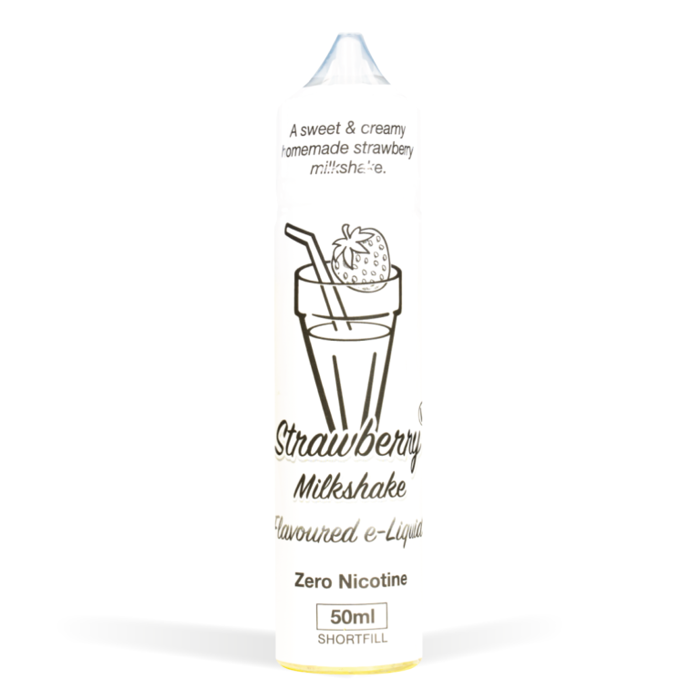 Strawberry Milkshake 50ml E-Liquid Shortfills 3 for £15