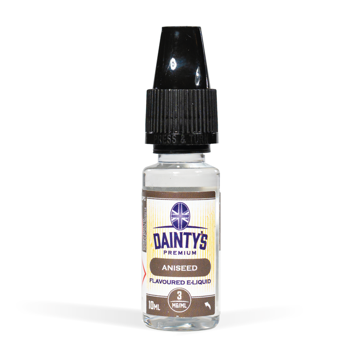 Daintys Aniseed 10ml on white background