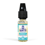 Daintys peppermint e-liquid 10ml on white background