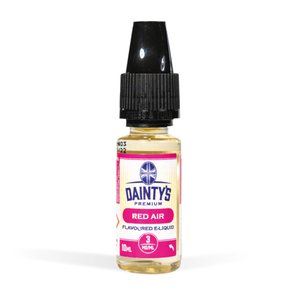 Daintys Red Air 10ml on white background