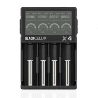 Blackcell vape external battery charger, quad bay, 18650 batteries