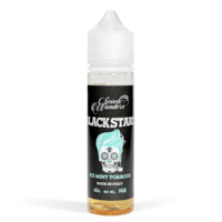 Vapor Art Seven Wonders Blackstard 50ml Menthol Mint Tobacco E-Liquid 70/30 Studio Shot White Background