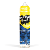 Dripping Range Blue Custard 50ml White Background Studio Shot