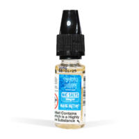 Blue Retro Psycho Bunny 10ml Nic Salt 20mg studio shot