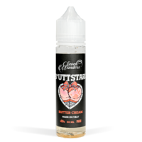 Vapor Art Seven Wonders Buttstard 50ml Butter Cream E-Liquid 70/30 Studio Shot White Background