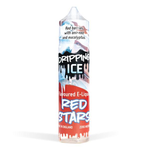 Dripping Red Stars 50ml E-Liquid Shortfill Zero Nicotine