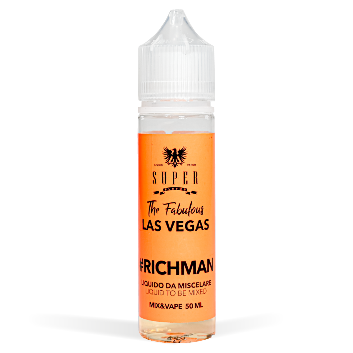 Vapor Art Super Flavor Vanilla Tobacco E-Liquid #Richman 50ml Studio Shot White Background