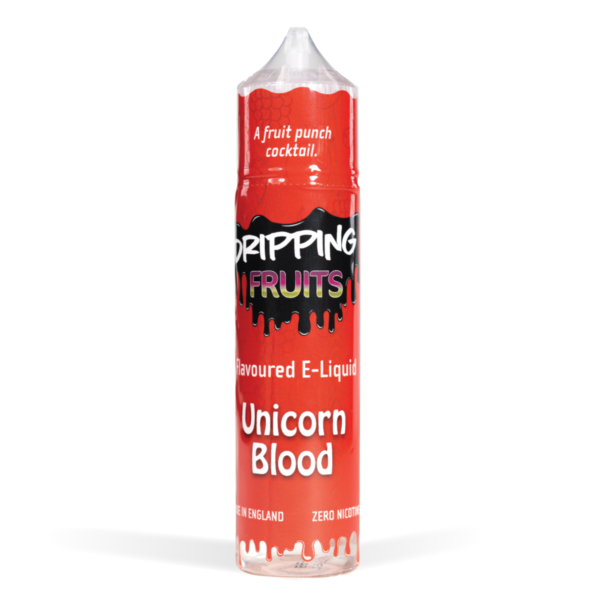 Dripping Unicorn Blood 50ml E-Liquid Shortfill Zero Nicotine