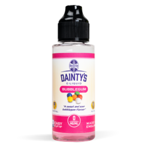 Bubblegum Flavour Dainty's 80ml E-Liquid with 50/50 VG/PG and Zero Nicotine