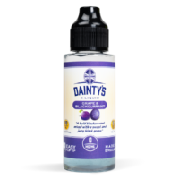Dainty's 80ml Grape & Blackcurrant Studio Shot White Back Ground
