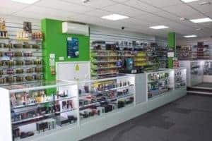 eco vape store shop counter