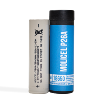 Molicel 18650 Vape Battery Rechargeable Lithium-ion Studio Shot