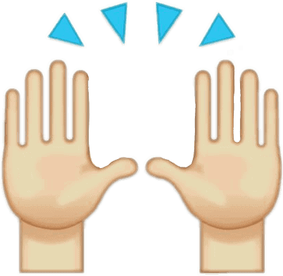high five emoticon
