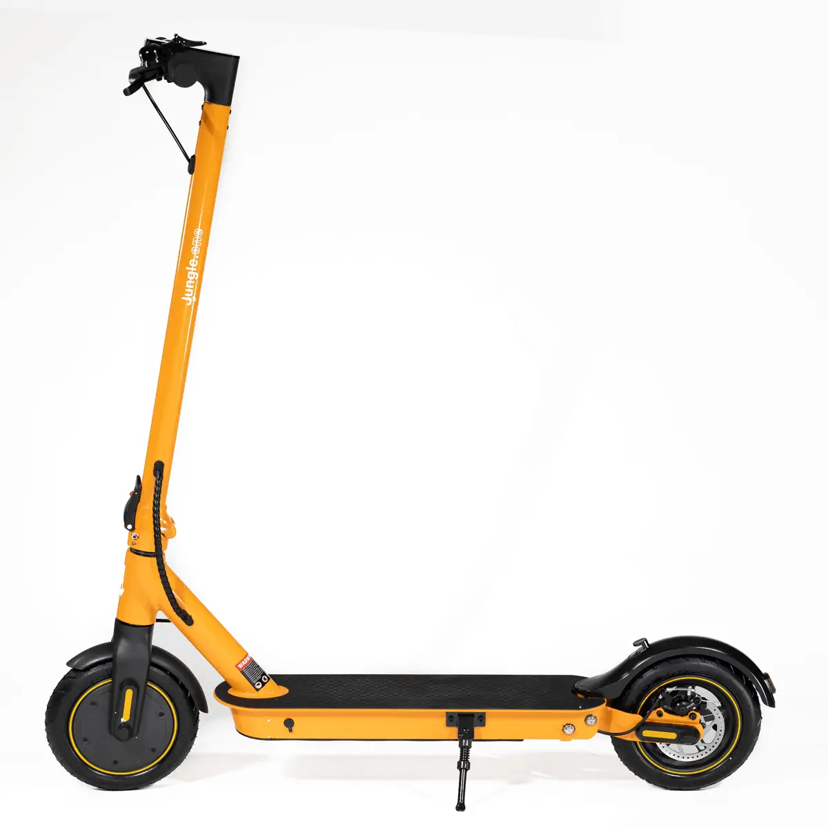 electric jungle e-scooter orange side angle