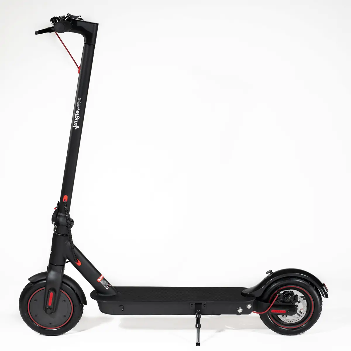 electric jungle e-scooter black side angle