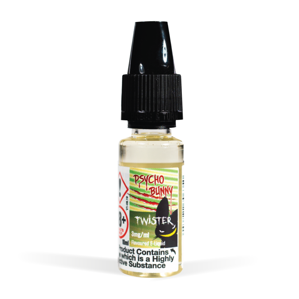Twister Psycho bunny vape freebase 10ml e-liquid