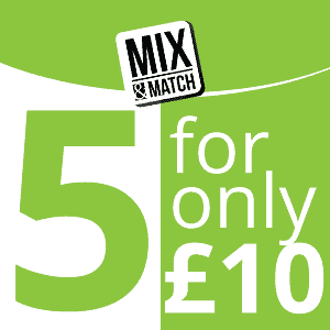 Mix & Match 5 for only £10