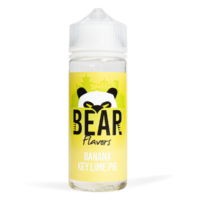 Bear Flavor Panda Range 100ml Banana Key Lime Pie White Background