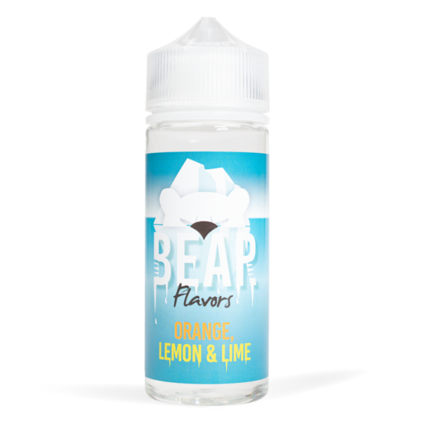 BEAR Orange Lemon Lime Flavoured 100ml E-Liquid Shortfill Zero Nicotine