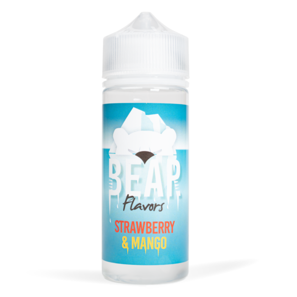 BEAR Strawberry Mango Flavoured 100ml E-Liquid Shortfill Zero Nicotine