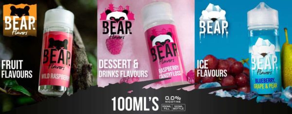 Bear Flavors 100ml Eliquids