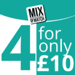 Mix & Match 4 for £10