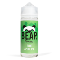 Bear Flavor Panda Range 100ml Blue Apple Pie White Background