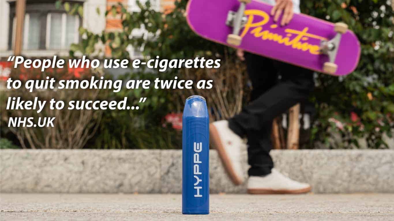 People who used e-cigarettes to quit smoking were twice as likely to succeed as people who used other nicotine replacement products.