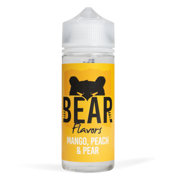 BEAR Mango Peach Pear Flavoured 100ml E-Liquid Shortfill Zero Nicotine