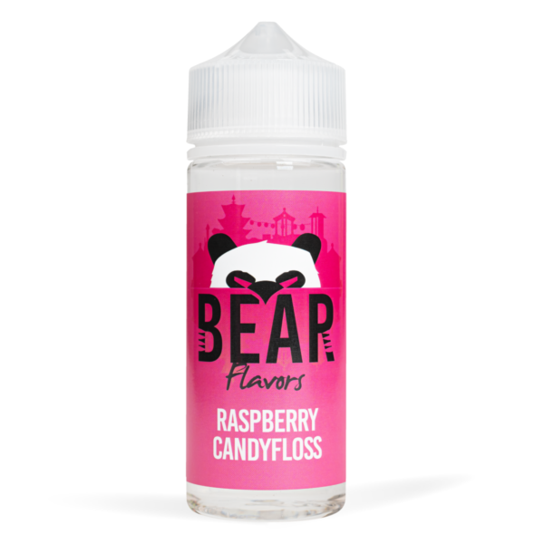 BEAR Raspberry Candyfloss Flavoured 100ml E-Liquid Shortfill Zero Nicotine