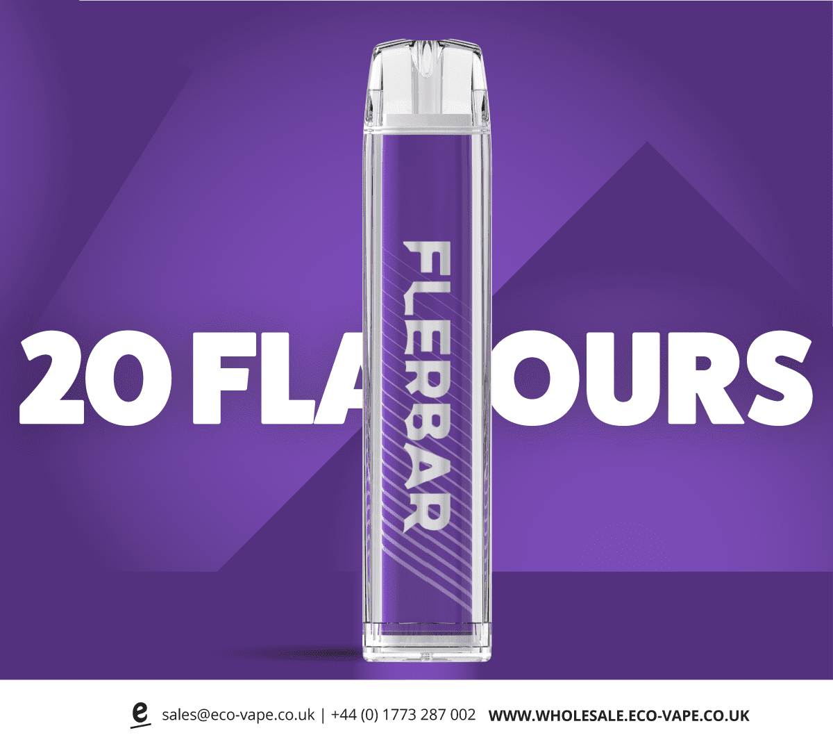 the flerbar disposable vape is available in 20 flavours