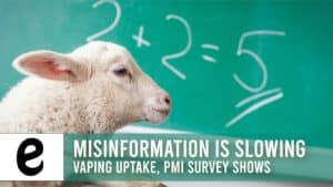 misinformation is slowing vaping. progress PMI surgery shows