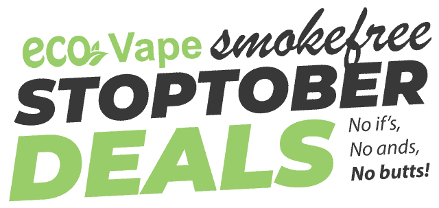 Quit smoking today with Ecovape stoptober 2022 deals