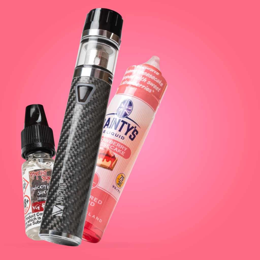 Vaptio solo f2 50ml shortfill eliquid and nic shot
