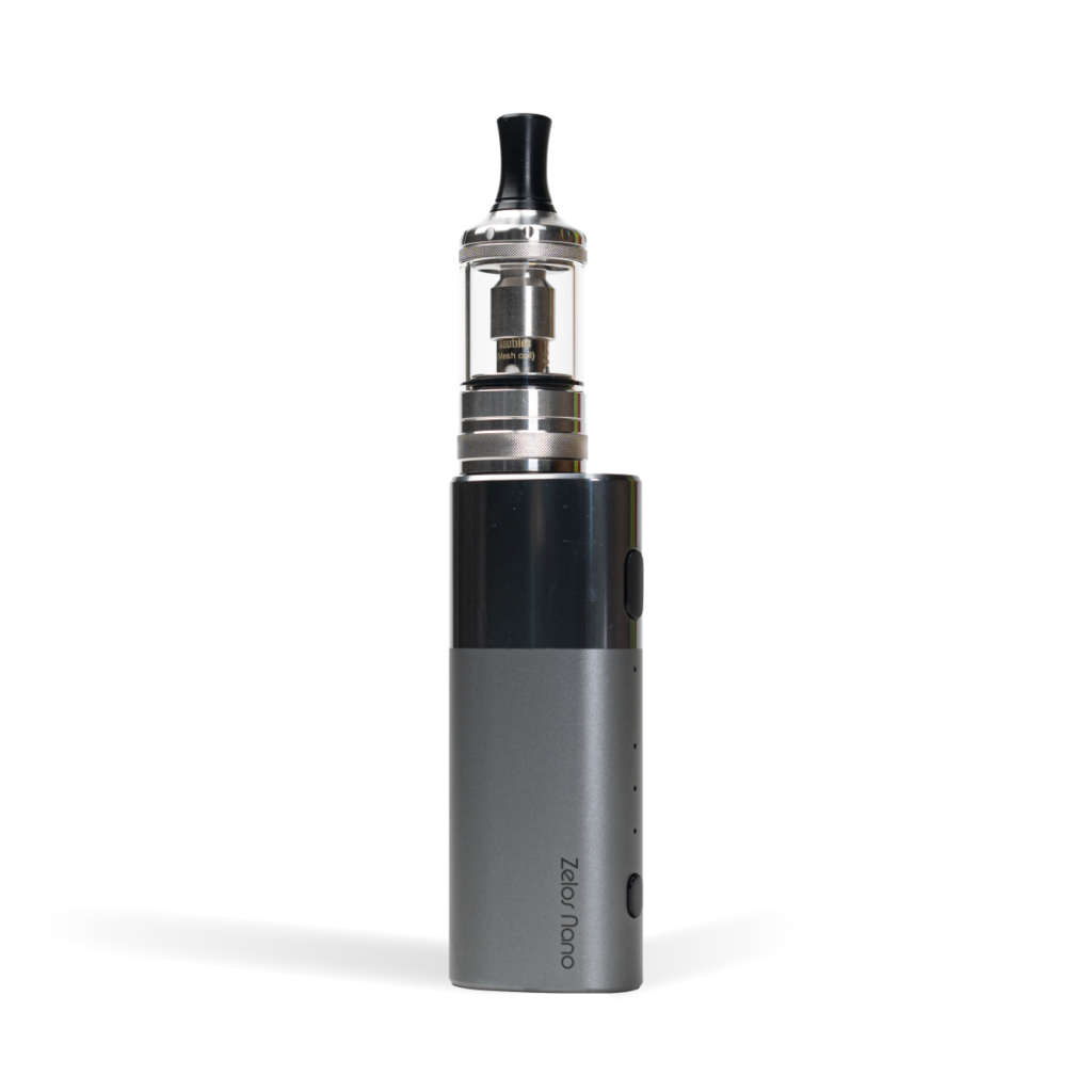 Aspire Zelos Nano Kit Studio Image Space Grey White Background