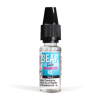 Bear Polar Nic Salts Range 10mg Watermelon Ice White Background Studio Shot