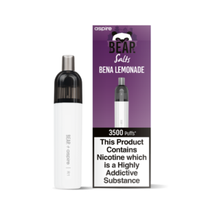 BEAR Aspire R1 3500 puff disposable Bena Lemonade flavour