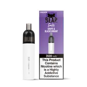 BEAR Aspire R1 3500 puff disposable grape & blackcurrant flavour