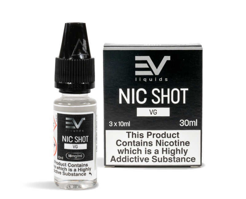 EV Nic Shots 3 packs, use a nic shot calculator