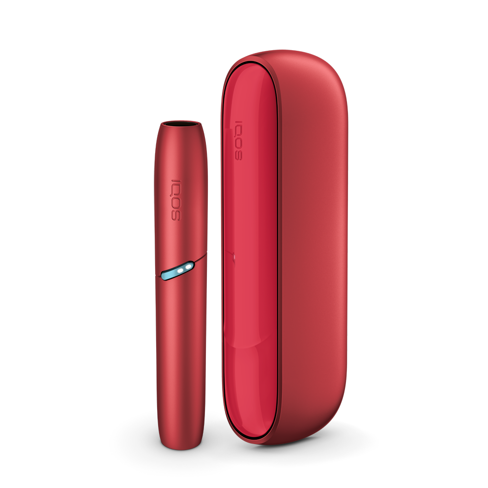 IQOS 3 Duo Starter Kit Scarlet - Holder and Charger