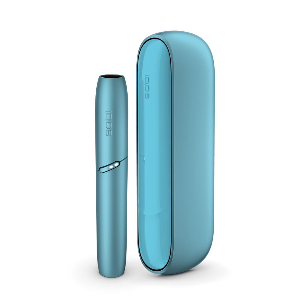IQOS 3 Duo Starter Kit Turquoise - Holder and Charger