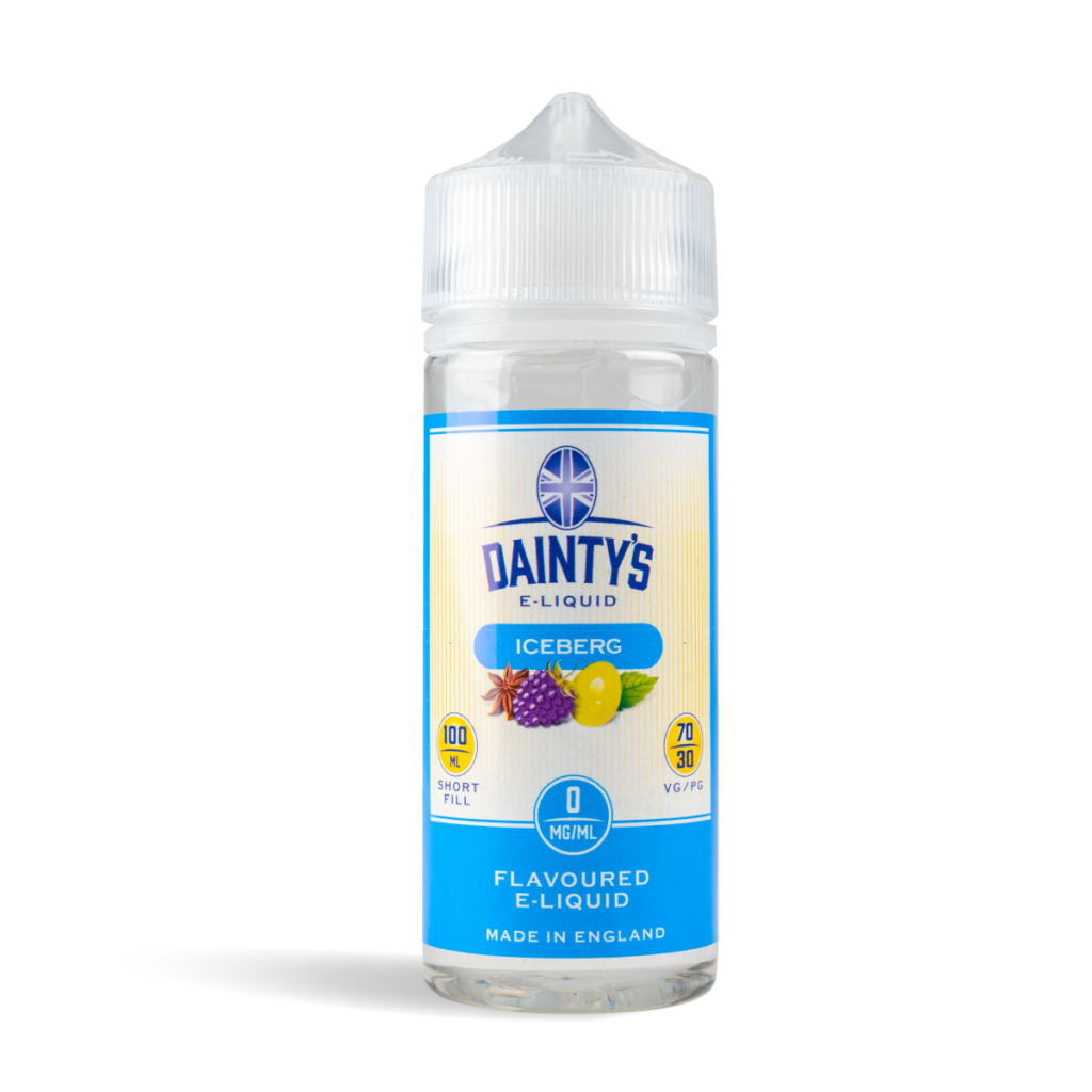 iceberg mint Dainty's 100ml e-liquid shortfill