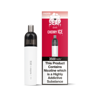 Cherry Ice BEAR + Aspire R1 3500 Puff Disposable Vape Studio Image