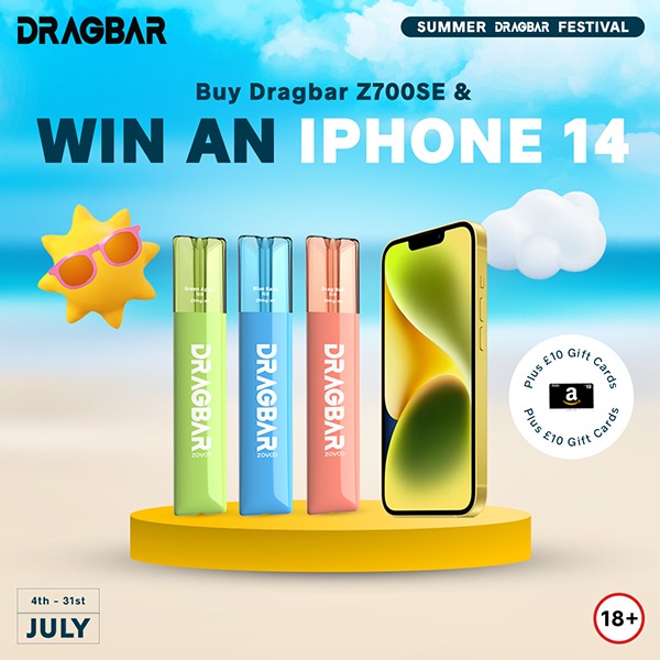win an iPhone when you buy dragbar