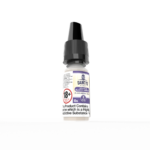 studio shot of Daintys 10ml vape juice - grape and blackcurrant e-liquid freebase