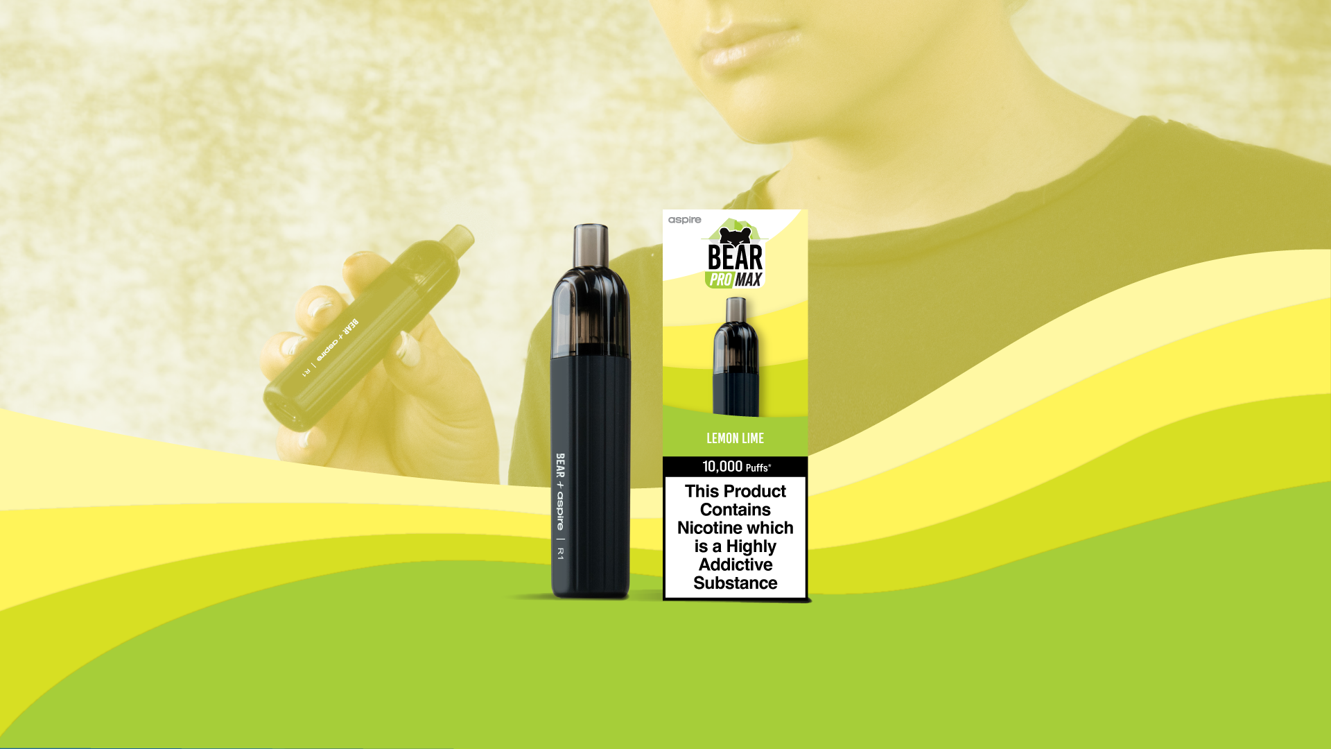 The BEAR Pro MAX is a 10,000 puff disposable vape that is refillable and rechargeable. Perfect for daily vaping.