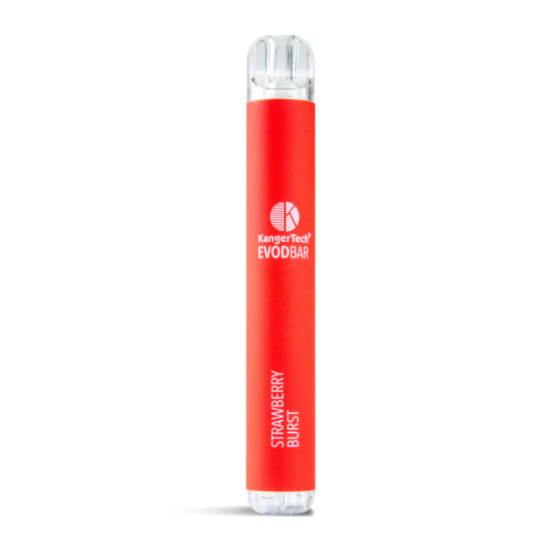 Strawberry Burst EVOD Bar Disposable Vape D600 with FOAM-TEC