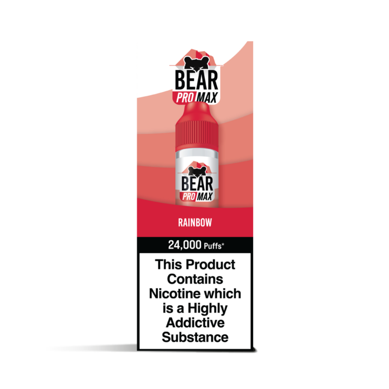 Rainbow BEAR Pro MAX 75ml E-Liquid Refill with Zero Nicotine