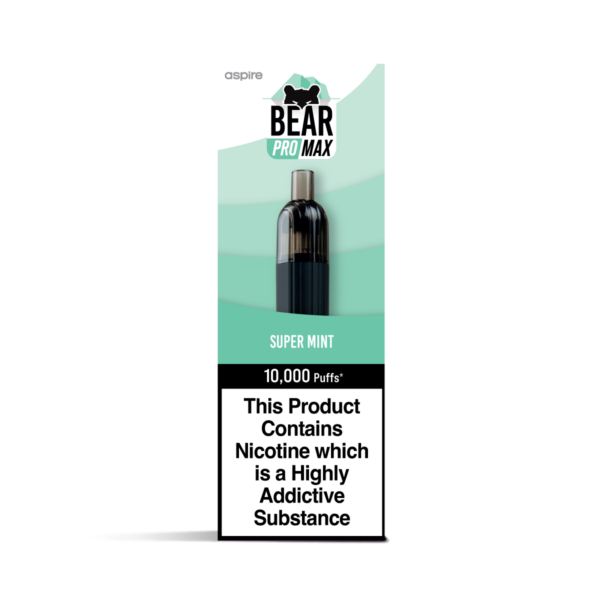 BEAR Pro MAX 10K Puff Vape in Super Mint Flavour