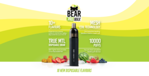 New BEAR Pro MAX: 10,000 Puff Disposable Vape